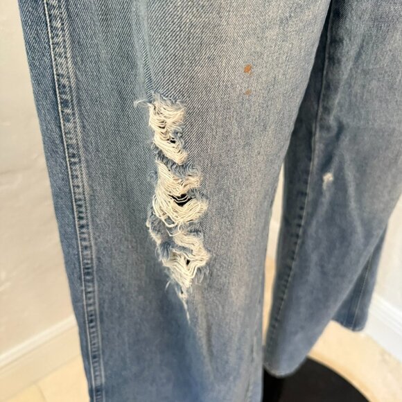 AMO Frida Wide Leg Jeans Back to Life Wash 27 EUC - Picture 12 of 15